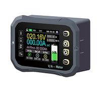 Fyearfly Monitor de batería Medidor de Capacidad Voltímetro, KG-F Monitor de batería 0-120V Batería inalámbrica Bluetooth Medidor de culombio Amperímetro Control móvil(KG140F0-400A)