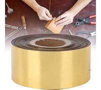 Fyearfly papel Máquina de Bronceado de Cuero Caliente de Estampación 120 Mts 3 cm Ancho Máquina de Transferencia de Calor Dorada(Oro)
