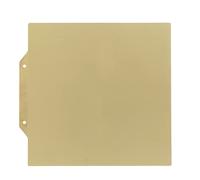 Fyearfly Placa de construcción para impresión 3D Adventure 3 de 165 x 165 mm, PEI dorada de doble cara y hoja de acero de superficie lisa con base magnética para liberar piezas sin esfuerzo, se adapta