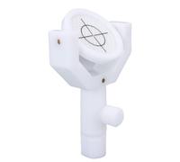 Fyearfly Reflector de Prisma Topográfico, Reflector de Estación Total Punto de Mira Impreso de 50 Mm de Diámetro Objetivo de Reflexión de Estación Total con Desplazamiento de 2 Mm