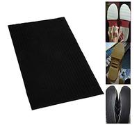 Fyearfly Reparación de suelas de zapatos, suela antideslizante resistente al desgaste, para mujer/hombre, almohadillas para muchos tipos de zapatos, 58 cm x 38 cm x 2,2 mm (negro)