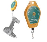 Fyearfly Retráctil Equilibrador de Resorte, 0,6 kg A 2 kg Spring Balancer Tool Fixture Holder Spring Tool, Balancer Retractor Tool con Gancho para Línea de Montaje