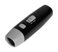 Fyearfly Silbato electrónico de árbitro de volumen ajustable de 3 tonos con cordón para deportes, policía, profesor, herramienta de emergencia fiable y práctica