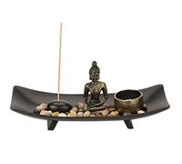 Fyearfly Soporte De Incienso De Budismo - 1 Juego Soporte De Incienso De Candelabro De Budismo Zen Artículos De Decoración del Hogar para La Meditación Y La Relajación De La Paz Tranquila