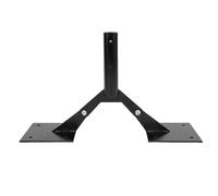 Fyearfly Soporte de veleta de acero al carbono grueso para poste de 3/4 pulgadas, resistente a la corrosión, ángulo ajustable, soporte de paleta de viento para antena, mástil de bandera, aspersor