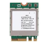 Fyearfly Tarjeta de red de doble banda, interfaz M.2 de 2.4G/5G, soporte Bluetooth 4.2, mejora la conectividad inalámbrica, solución de actualización asequible