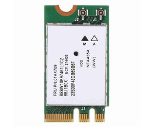 Fyearfly Tarjeta de red inalámbrica de doble banda, adaptador WiFi 2.4G+5G, interfaz NGFF/M.2, aumenta la conectividad Lenovo IdeaPad, solución de actualización asequible
