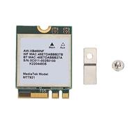 Fyearfly Tarjeta de red MT7921 NGFF M.2, 1800 Mbps de doble banda 2.4 GHz/5 GHz WiFi, conectividad sin costuras Windows 10/11, diseño compacto para una fácil instalación