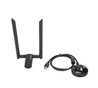 Fyearfly Tarjeta de red WiFi de doble banda, adaptador USB sin unidad de 1200 m, 2.4G/5.8G para transmisión de datos sin problemas, fácil configuración, compatible con múltiples dispositivos