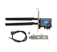 Fyearfly Tarjeta PCIe WiFi 6E, doble banda de 1800 Mbps, Plug and Play, conexión rápida estable, mejora el rendimiento de la red de escritorio, evita velocidades lentas