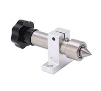 Fyearfly Torno en miniatura 45 de acero de alta dureza, bricolaje, carpintería, profundidad regulable, soporte telescópico para manualidades, instalación rápida