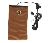 Fyearfly USB Heated Hand Warmer 3 Temperature Adjustable Electric Handwarmer Bag Hot Compress for Winter Outdoor Indoor Use Carbon Fiber Material 12.5 x 23.5cm