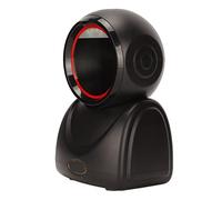 Fyearfly X3 Escáner de código QR de escritorio, unidad de escaneo USB omnidireccional manos libres con sensor CMOS para punto de venta al por menor de alta velocidad en tiendas, lee códigos de barras
