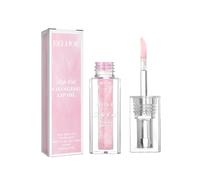 Fyeboo V2 Magic Color Changing Lip Oil, Hidratante Lip Oil with Large Brush Hidrating Lip Gloss with Hot Colour Changing, Pink Lip Oil, 1 oz