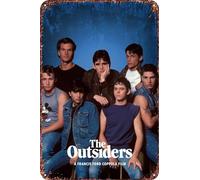 FYELVO Póster de anime de The Outsiders para decoración de sala de estar, cafetería, letrero decorativo para pared, 12 x 8 pulgadas