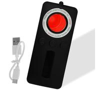 Fyeme Detector de chinches RF inalámbrico con alarma Cámara oculta Detector sensibilidad ajustable anti grabación anti Candid cámara detector para GPS Tracker detector de infrarrojos