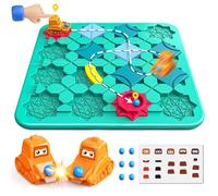 fygurso Juguetes lógicos para niños constructores de Carreteras, Grandes Juegos de Mesa Stem de puzles, Juguetes educativos de Montessori, Juego Mesa como Regalos de cumpleaños para niños de 4 (38×38)