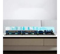 FYHCY Vitrina de Acrílico Transparente Compatible con LE·GO 21344 Orient Express, Vitrina Transparente a Prueba de Polvo (Modelo No Incluido) 3MM