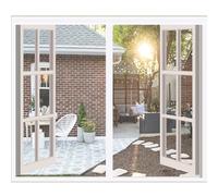 FYHDSH Mosquitera Cortina MagnéTica, Mosquiteras Magnética Anti Insectos, Mosquitera para ventanas, Mosquitero MagnéTico Instalacin Fcil, para Todo Tipo de Ventanas,（90x140cm）Blanco-a