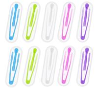 FYHJNC Juego de 10 estuches coloridos para quitar lentes de contacto e insertar, pinzas de contacto portátiles con punta suave, aplicador de contacto para lentes de contacto suaves y duras, rosa,