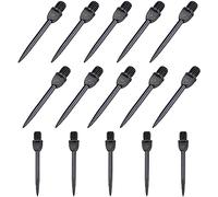 Fyihoxi 15 Piezas Puntas de Acero para Dardos, Puntas Dardos 2BA, Puntas de Acero Inoxidable, Puntas Intercambiables de Metal para Dardos Electrónicos