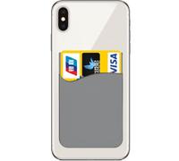 FYISWHO Cartera Tarjetas Autoadhesivo Universal, Tarjetas de crédito para doogee x98 x97 x96 x95 x93 n50 n40 n30 n20 Pro, Funda Silicona para Doro 8200 8210 8100 8110 8050 8080 8035 8040 8042 8062