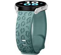 FYISWHO Correa Silicona para Samsung Galaxy Watch6/Watch7/Watch4/Watch FE, 20mm Leopard Deporte Brazalete Pulsera de Repuesto para Galaxy Watch 5 Pro/Active 2/Watch3
