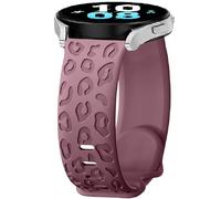 FYISWHO Correa Silicona para Samsung Galaxy Watch6/Watch7/Watch4/Watch FE, 20mm Leopard Deporte Brazalete Pulsera de Repuesto para Galaxy Watch 5 Pro/Active 2/Watch3
