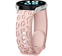 FYISWHO Correa Silicona para Samsung Galaxy Watch6/Watch7/Watch4/Watch FE, 20mm Leopard Deporte Brazalete Pulsera de Repuesto para Galaxy Watch 5 Pro/Active 2/Watch3