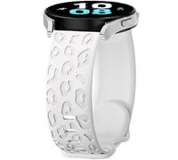 FYISWHO Correa Silicona para Samsung Galaxy Watch6/Watch7/Watch4/Watch FE, 20mm Leopard Deporte Brazalete Pulsera de Repuesto para Galaxy Watch 5 Pro/Active 2/Watch3