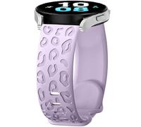 FYISWHO Correa Silicona para Samsung Galaxy Watch6/Watch7/Watch4/Watch FE, 20mm Leopard Deporte Brazalete Pulsera de Repuesto para Galaxy Watch 5 Pro/Active 2/Watch3