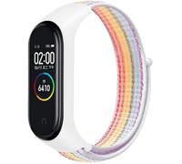 FYISWHO Respirable Deporte Correa para Xiaomi Smart Band 7 / Mi Band 6 / Band 5 / Band 4 / Band 3, Nylon Brazalete Pulsera de Repuesto para Amazfit Band 5