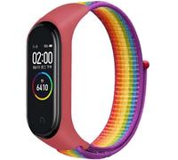 FYISWHO Respirable Deporte Correa para Xiaomi Smart Band 7 / Mi Band 6 / Band 5 / Band 4 / Band 3, Nylon Brazalete Pulsera de Repuesto para Amazfit Band 5