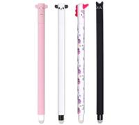 FYJCXCMP Bolígrafos Borrable,punta esférica para eliminar la tinta sin consumir la hoja,para Material Escolar, Material de Oficina, Estudiantes, Tinta Termosensible, Punta 0,7 mm, Negro (D)