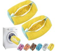 Fylldso Paquete de 2 bolsas para lavado de zapatos, saco para la colada y zapatillas de deporte, saco de lavado de zapatos con cremallera, saco de zapatos reutilizable para lavadora y secadora