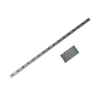 FYMIJ Guía Deslizante de Movimiento Lineal en Miniatura 1 Uds MGN12 guía de Carril Lineal Ancho 12mm Longitud 100 200 300 400 500mm con 1 Uds Bloque Lineal MGN12H (Size : MGN12H 100mm)