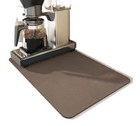 Fymlok Alfombrilla de Bar,Tapete de Bar Alfombrilla Grande superabsorbente for Cocina, Color sólido, escurrir Platos, Secado rápido, baño(4,40-60cm 15.7-23.6in)