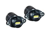 Fymlok Angel Eyes,Luz LED Ojos de Ángel 2 Faros LED Angel Eyes de 40 W con luz de posición Canbus sin Error Uso Apto for BMW E90, E91, 328i, 335i, 2009-2011, LCI, sin xenón