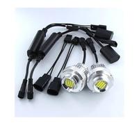 Fymlok Angel Eyes,Luz LED Ojos de Ángel 2 Luces LED de posición Angel Eyes sin Error de 160 W Uso Apto for BMW Serie 5 E60 E61 LCI, Anillo de halo LED, Bombilla de Faro de Coche xenón Blanco