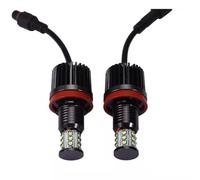 Fymlok Angel Eyes,Luz LED Ojos de Ángel Bombilla LED Angel Eyes Halo H8 180W CREE LED Luz de posición Halo Xenón Blanco Uso Apto for BMW E60 E61 E90 E92 E70 E71 E82 E89(2 Pcs White)