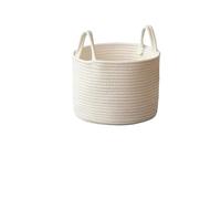 Fymlok Cestas Almacenaje Baño Organización Y Almacenamiento Del Hogar, Cestas De Juguetes, Cesta Lavandería Tejida Con Cuerda Algodón(S)