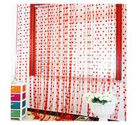 Fymlok Cortinas de Cristal,Cortinas Cuentas De Cristal Cortinas de salón Cortinas de Hilo Cuerda Cortina de Cuerdas Cortinas Cortinas Sheer Cortinas for Sala de Estar Salón de salón(S3)