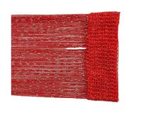 Fymlok Cortinas de Cristal,Cortinas Cuentas De Cristal Cortinas de salón Cortinas de Hilo Cuerda Cortina de Cuerdas Cortinas Cortinas Sheer Cortinas for Sala de Estar Salón de salón(Red)