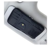 Fymlok Organizador De Parasol De Coche Clip de Almacenamiento Uso Apto para Parasol Coche, Bolsa Cuero para Guardar Gafas, Accesorio para Dodge SXT Dart(1pcs Black)