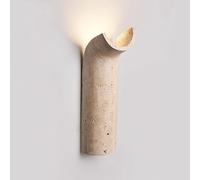 FYMLP Bathroom Vanity Wall Lamps Modern Simple Yellow Travertine Wall Sconces for Living Room Bedroom Hallway Staircase