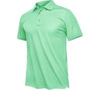 FYMLP Mens Lightweight Lapel Golf Polo Shirts Summer Breathable Casual Business T Shirts(Light Green,3XL)
