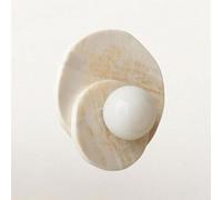 FYMLP Modern Living Room Wall Light Irregular Natural Marble Wall Sconces Indoor Simple Wall Lamps for Bedroom Reading Study Bedside