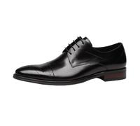 FYMLP Zapatos Italianos Lujo Transpirables for Hombre, Estilo Brogue Formal, con Punta Puntiaguda y Cordones, Cuero, Vintage, Elegantes, for Boda graduación