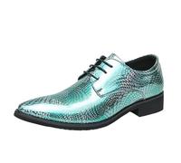 FYMLP Zapatos Vestir Italianos con Punta Puntiaguda y Cordones for Hombre, Cuero, for Negocios Ocasiones Especiales