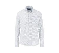 FYNCH-HATTON Camisa de algodón con lunares, Verde Turf, XL